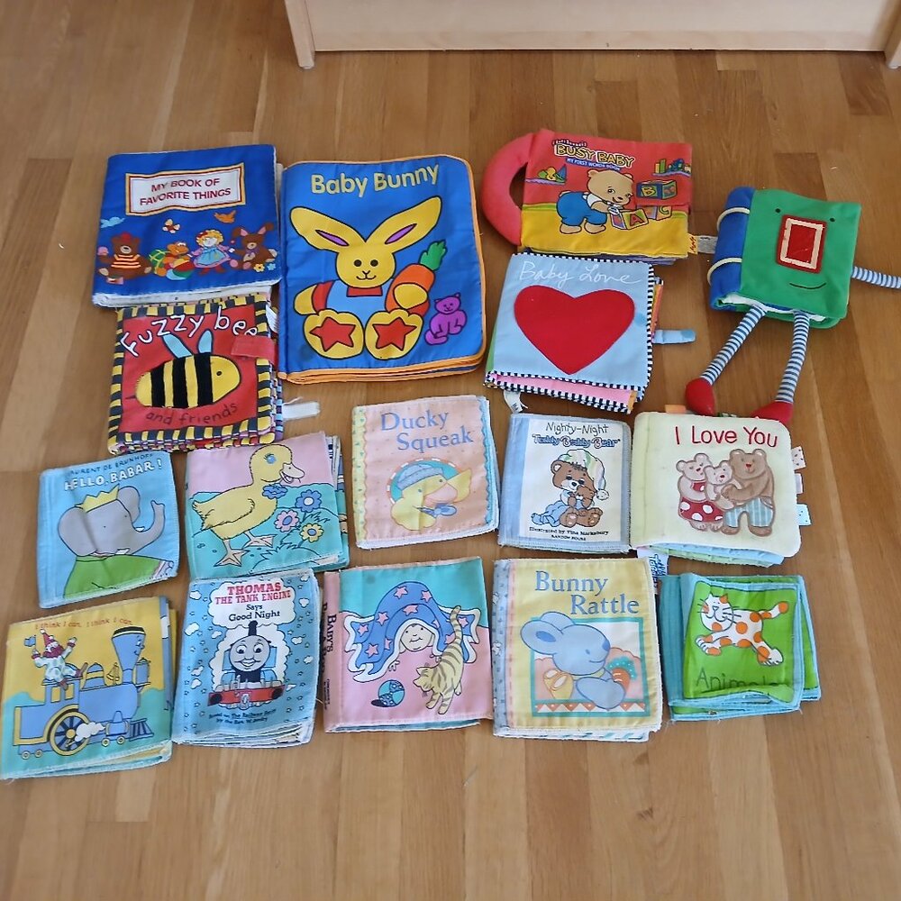 Infants cloth Books x 16 used